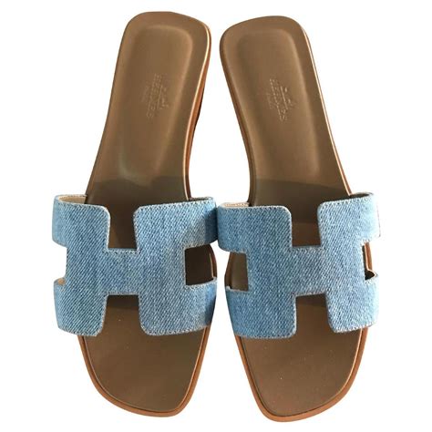 blue hermes oran|hermes oran sandals size guide.